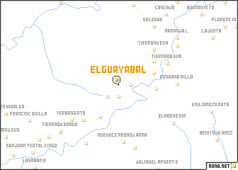 map of El Guayabal