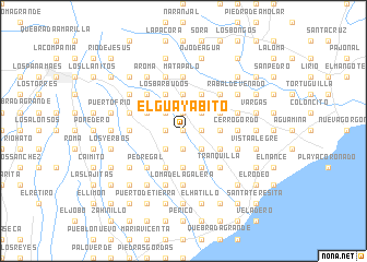 map of El Guayabito