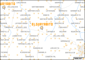 map of El Guayabito