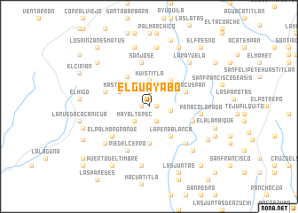 map of El Guayabo