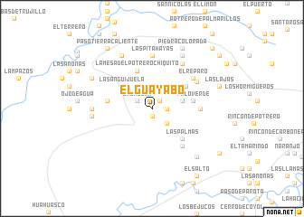 map of El Guayabo