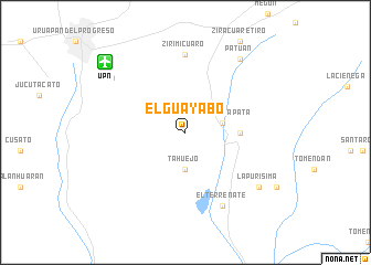 map of El Guayabo