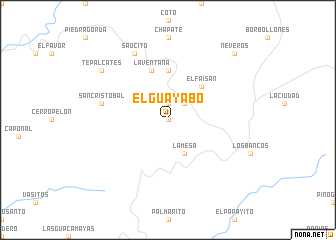 map of El Guayabo