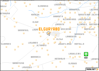 map of El Guayabo