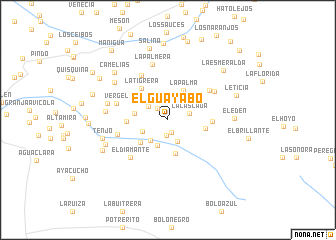 map of El Guayabo