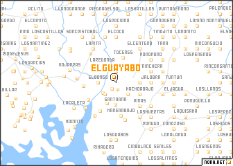 map of El Guayabo