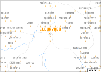 map of El Guayabo