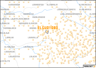 map of El Guayabo