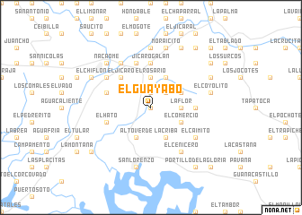 map of El Guayabo