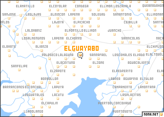map of El Guayabo
