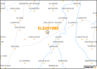 map of El Guayabo