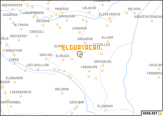 map of El Guayacán