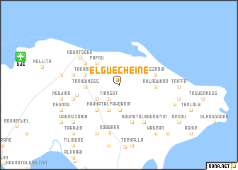 map of El Guecheïne