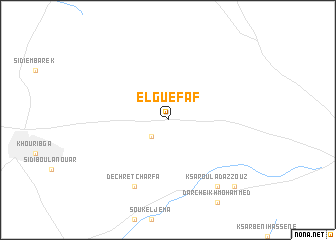 map of El Guefaf