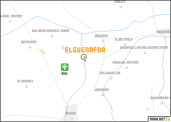 map of El Guenafda