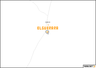 map of El Guerara