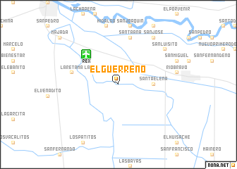 map of El Guerreño