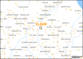 map of El Guía