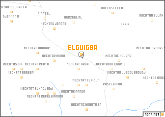 map of El Guigba