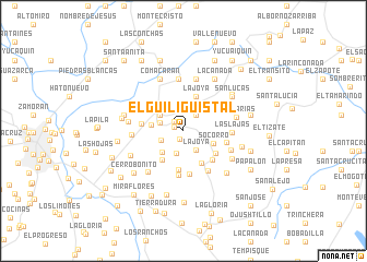 map of El Güiligüistal