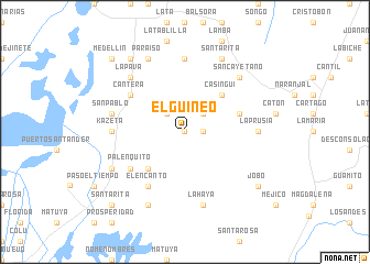 map of El Guineo