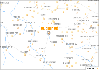 map of El Guineo