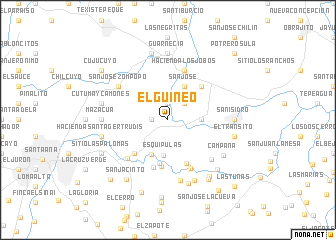 map of El Guineo