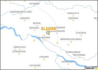 map of El Güire