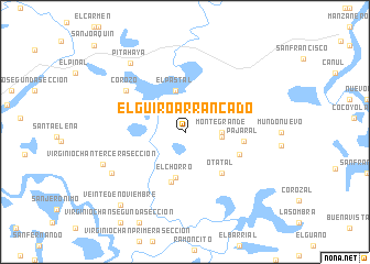 map of El Guiro Arrancado