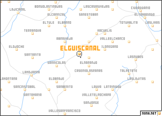 map of El Guiscánal