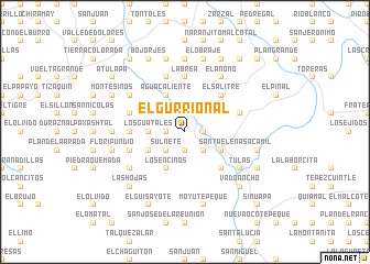 map of El Gurrional