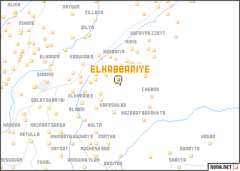 map of El Habbârîyé