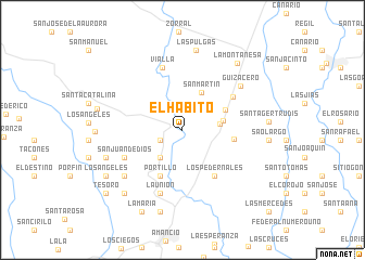 map of El Hábito