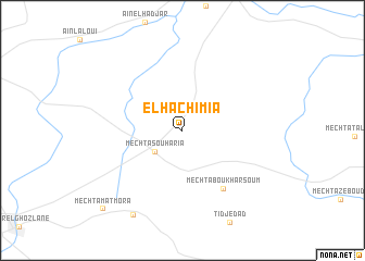 map of El Hachimia