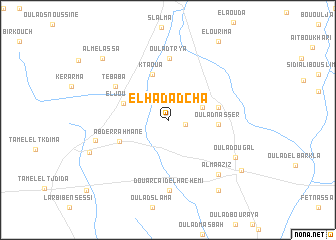 map of El Hadadcha