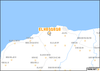 map of El Haddada