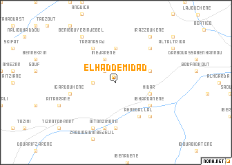 map of El Had de Midad