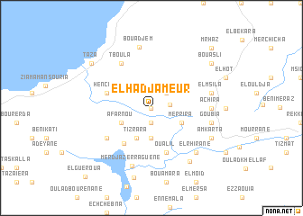 map of El Hadj Ameur