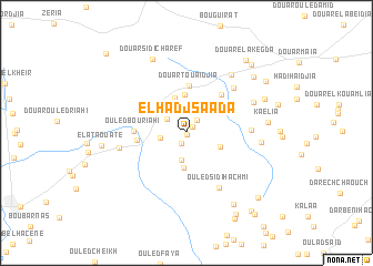 map of El Hadj Saada