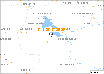 map of El Hadj Tahar