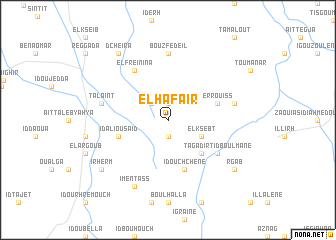 map of El Hafaïr