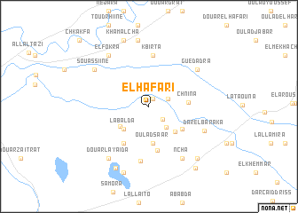 map of El Hafari