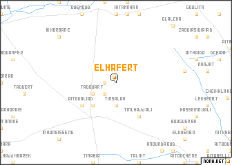 map of El Hafert