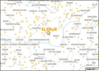 map of El Haïja