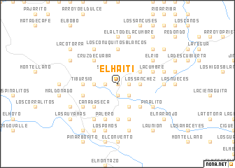 map of El Haití