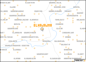 map of El Hajajma