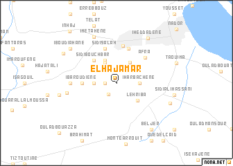 map of El Haj Amar