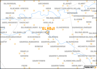 map of El Haji