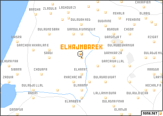 map of El Haj Mbarek