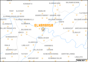 map of El Hamamda